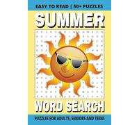 Summer Word Search Puzzle Book: About Sunny Themes Like Beach Days, Water Fun, Festivals and More