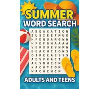 Summer Word Search Puzzle Book: Easy-to-Read Summer Word Search Puzzles - A Fun Gift for Adults, Seniors & Teens on Vacation or at Home