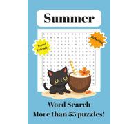 Summer Word Search Puzzle Book for Adults, Kids & Seniors: 55+ Word Search Puzzles Featuring Summer, Vacation & Travel Themes | 6x9 Travel Size | Relaxing Brain Games for Beach Trips & Gifts