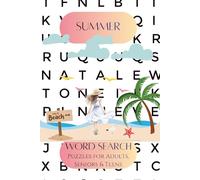 Summer Word Search Puzzle Book: Fun & Relaxing Word Searches Inspired by Sunshine, Vacations, and Warm Weather | 6 x 9 inches | 110 pages | 50+ ... Days, for Kids, Teens, Seniors and Adults