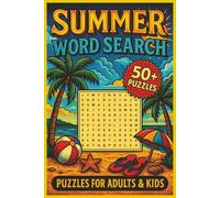 Summer Word Search Puzzle Book: Over 50+ Puzzles, 110 Pages, 6x9, Easy to Read, Puzzles for Kids, Adults, and Elderly, Gift for Birthdays, Holidays, and Free Times