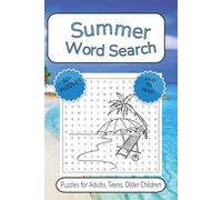 Summer Word Search Puzzle Book: Summer Word Search Puzzle Book: Word Searches with Easy to Read Print about Beach, Sunshine, Vacation and more | 6x9 ... for Adults, Teens and Older Children