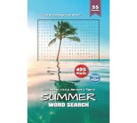 Summer Word Search Puzzle Book: Vibrant Word Searches Featuring Barbecues, Sun Hats, and Coastal Vibes | 6x9 Inches, 110 Pages | Over 50 Fun Puzzles - A Joyful Way to Relax and Celebrate Summer Fun!