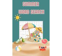 Summer word search puzzle book: Word search book with easy to read print about summer, holiday and vacation with solutions