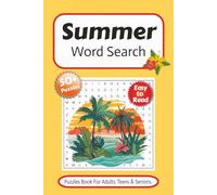 Summer Word Search Puzzle Book: Word Searches Puzzle With Easy to Read Print about, Summer, Vacation, Travel and more | 6x9 inches, 110 pages |50+ ... for vacations, Holidays, Fun and free times