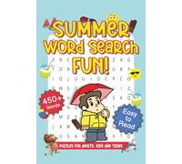 Summer Word Search Puzzle Book: Word Searches with Easy to Read Print about Summer, Hot Summer Days, and More | 6x9 inches, 110 pages | 450+ words | ... Gift for Vacations, Holidays and Free Times