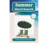 Summer Word Search Puzzle Book: Word Searches with Easy to Read Print about Summer, Relaxing, Beachside day, Stress Relief and More | 6x9 inches, 110 ... Gift for Vacations, Holidays and Free Times