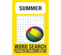 summer word search puzzle book: Word Searches with easy to read print about summer,summer fun ,summer holiday and more | 6x9 inches, 110 pages | 50 + ... Gift for vacations, holidays and free times