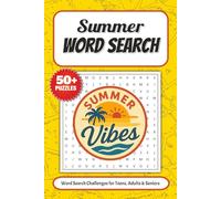 Summer Word Search Puzzle Book: Word Searches with Easy to Read Print about Summer, Summertime, Vacation and more | 6x9 inches, 110 pages | 50+ Puzzles for Teens, Adults and Seniors