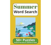Summer Word Search Puzzle Book: Word Searches with Easy to Read Print about summertime and outdoors and more | 6x9 inches, 110 pages | 50+ Puzzles, Gift for Vacations and Holiday times