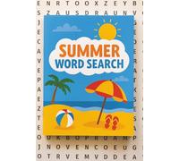 Summer Word Search Puzzle Book: Word Searches with Easy-to-Read Print about the Summer Season | 6x9 inches, 110 pages | 50+ Puzzles ... Perfect Gift for Seniors, Adults, and Teens!