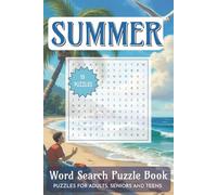 Summer Word Search Puzzle Book: Word Searches with Easy to Read Print about Vacation, Traveling, Camping, and More, gift for Adults, Seniors and Teens