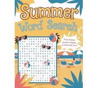 Summer Word Search Puzzles: Activity Book for Summer And Sunny Days