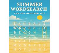 Summer Wordsearch : Can You Find Them All: 100 Large Print Summer Word Search Puzzle Books For Adults