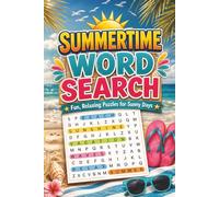 Summer Wordsearch Puzzle book for adults: Large Print WordSearch Book for Adults and Seniors: Relaxing Puzzle with Solutions for Stress Relief and Brain Exercise