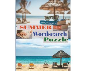 Summer Wordsearch Puzzle Book: Summer Wordsearch Puzzle Book 8.5x11 Inches.