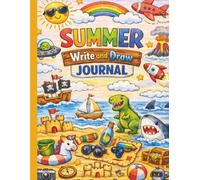 Summer Write and Draw Journal: Kids Draw and Write Composition Notebook to Enhance Writing, Vocabulary, and Imagination While They Enjoy Summer Break (Summer Gifts for Kids, Kindergarten, or K-2)