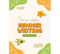 Summer Writing Journal for Kids: Daily Notebook with Prompts | Personal Diary and Checklists | Drawing and Sketching | Interactive Activities for Children