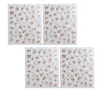 Summers Nails Decals Pegatinas Clavos Arte Pegatinas Flores Calcomanías Adhesivos DIY Diseños Decoraciones Arte Uñas