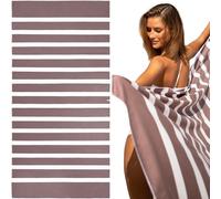 SummerSand Toalla de Playa Grande de Microfibra XL 200x100 cm - De Secado Rápido y Sin Arena - Ideal como Toalla de Piscina, Toalla de Sauna y Toalla de Viaje - Bolsa de Viaje Incluida - Dusty Rose