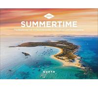 Summertime - Calendario de mesa KUNTH 2025: calendario semanal con fascinantes motivos fotográficos y un práctico planificador