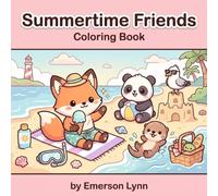 Summertime Friends: Cute Coloring Book (Emerson Lynn Coloring)