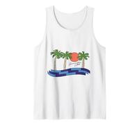 Summertime Vibes Palmeras Utah Camiseta sin Mangas