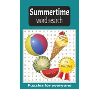 Summertime word search puzzle book