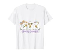 Summerween Art Spooky Summer Ghosts Lindo Kawaii Camiseta