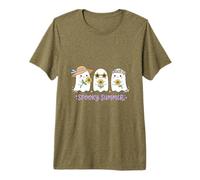 Summerween Art Spooky Summer Ghosts Lindo Kawaii Camiseta Premium