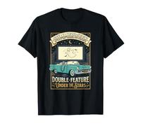 Summerween Doble Característica Bajo La Película Drive-in Halloween Camiseta