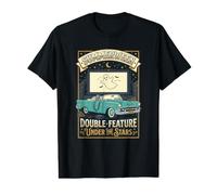 Summerween Doble Característica Bajo La Película Drive-in Halloween Camiseta gráfica económica