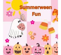 summerween fun: fun and easy summer and halloween coloring book for adults and kids