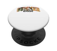 Summerween Fun Halloween Verano Monstruos PopSockets PopGrip Adhesivo