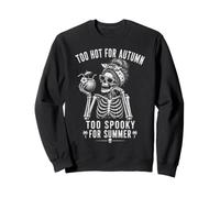 Summerween Funny Too Hot For Autumn Demasiado Espeluznante para el Verano Sudadera