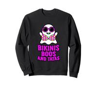 Summerween Ghost Bikini Boos Tatas Cute Spooky Beach Sudadera