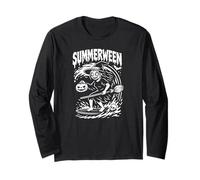 Summerween Halloween Summer Surfing Beach Witch Manga Larga