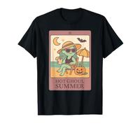 Summerween Hot Ghoul Girl Summer, divertida y linda carta de tarot para mujer Camiseta