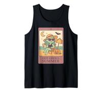Summerween Hot Ghoul Girl Summer, divertida y linda carta de tarot para mujer Camiseta sin Mangas