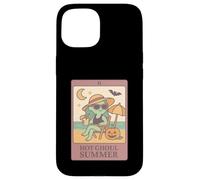 Summerween Hot Ghoul Girl Summer, divertida y linda carta de tarot para mujer Carcasa para iPhone 15