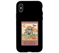 Summerween Hot Ghoul Girl Summer, divertida y linda carta de tarot para mujer Carcasa para iPhone X/XS
