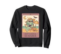 Summerween Hot Ghoul Girl Summer, divertida y linda carta de tarot para mujer Sudadera