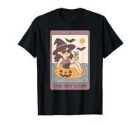Summerween Hot Goth Summer - Divertida carta de tarot con forma de bruja Camiseta
