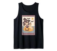 Summerween Hot Goth Summer - Divertida carta de tarot con forma de bruja Camiseta sin Mangas