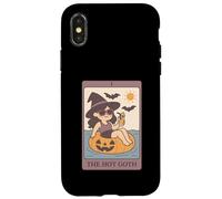 Summerween Hot Goth Summer - Divertida carta de tarot con forma de bruja Carcasa para iPhone X/XS