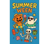Summerween Notebook - Fun Halloween in Summer | 120 Pages, Grid Paper, 6x9"
