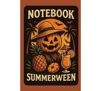 Summerween Notebook - Fun Halloween & Tropical Themed Grid Journal | 6x9, 120 Pages