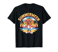 Summerween Spooky Halloween Summer Vibes - Helado de calabaza Camiseta