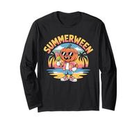 Summerween Spooky Halloween Summer Vibes - Helado de calabaza Manga Larga
