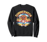Summerween Spooky Halloween Summer Vibes - Helado de calabaza Sudadera